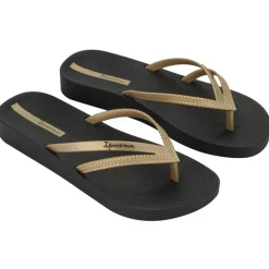 Ipanema Anatomic Bossa Soft slippers dames black gold< Slippers