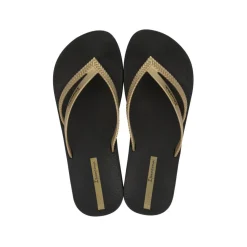 Ipanema Anatomic Bossa Soft slippers dames black gold< Slippers