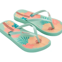 Slippers-Ipanema Anatomic Temas slippers kids green yellow