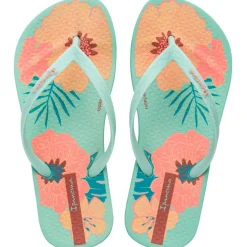 Slippers-Ipanema Anatomic Temas slippers kids green yellow