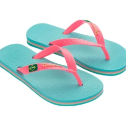 Slippers-Ipanema Classic Brasil slippers kids blue pink