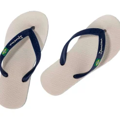 Ipanema Classic Brasil slippers kids beige blue< Slippers
