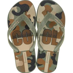 Ipanema Temas slippers kids green brown< Slippers