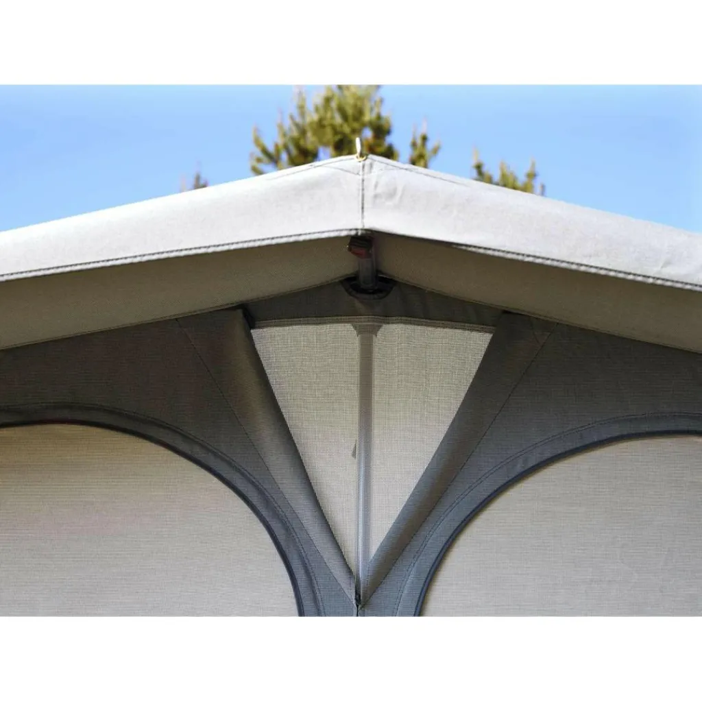 Isabella Commodore Dawn D300 voortent 32 mm Zinox Mega stalen frame< Voortent Caravan