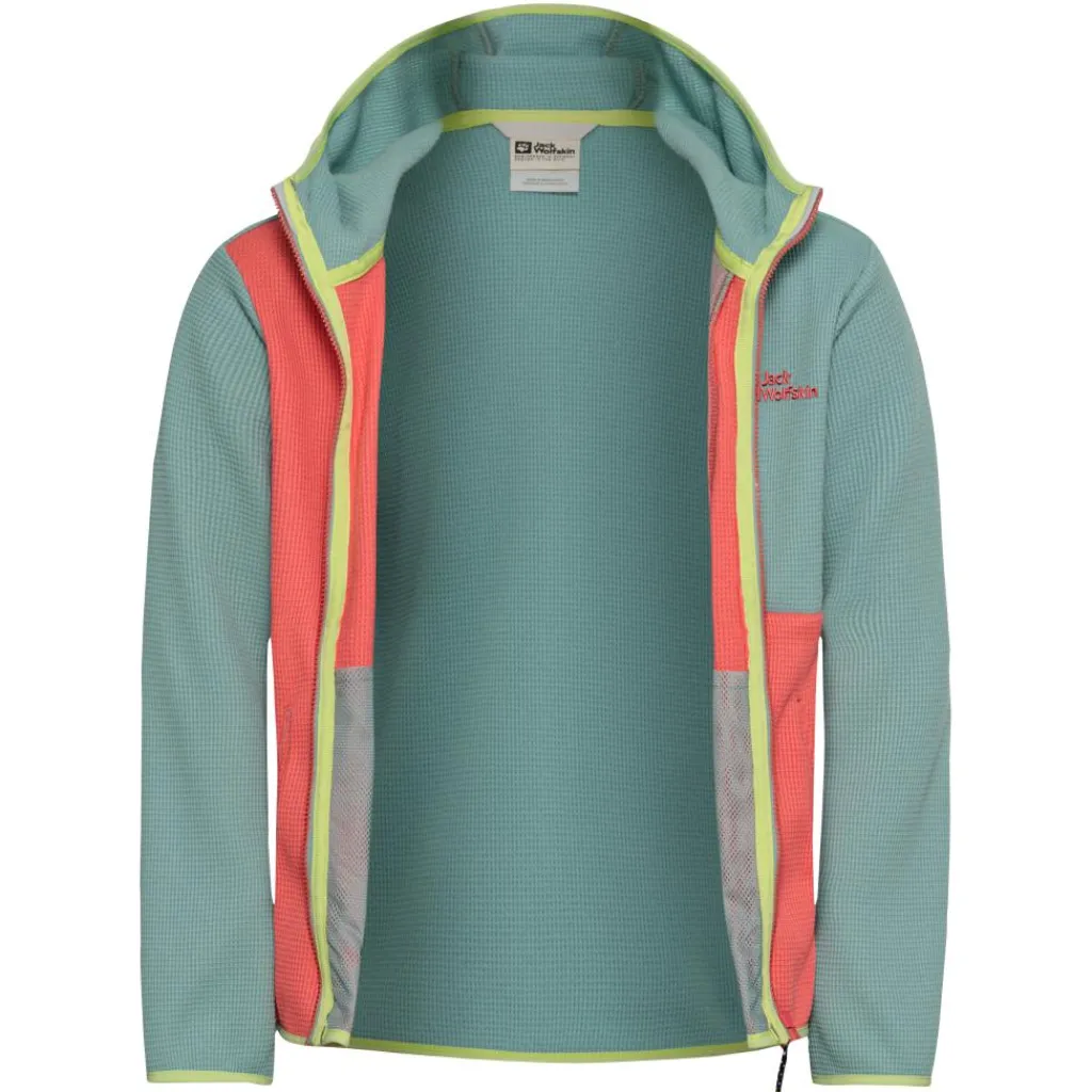 Jack Wolfskin Actamic Grid fleece vest junior sunset coral< Fleece Vest