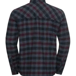 Jack Wolfskin  Baja overhemd heren check dark navy< Outdoor Shirt