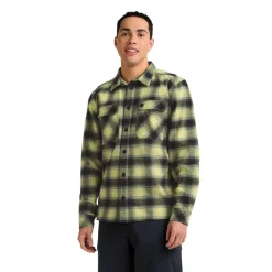 Jack Wolfskin Baja overhemd heren check lemon ice< Outdoor Shirt