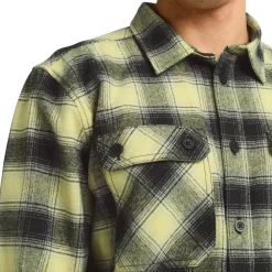 Jack Wolfskin Baja overhemd heren check lemon ice< Outdoor Shirt