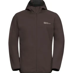Outdoor Jack-Jack Wolfskin Bornberg Hoody softshell jas heren peat