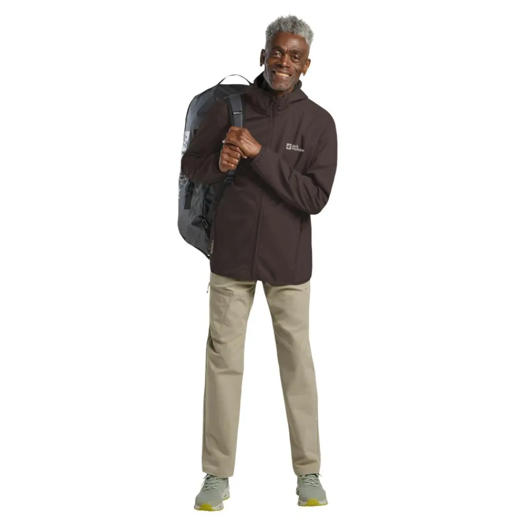 Outdoor Jack-Jack Wolfskin Bornberg Hoody softshell jas heren peat