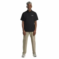 Outdoor Shirt-Jack Wolfskin  Delgami polo heren black
