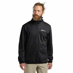 Fleece Vest-Jack Wolfskin Feldberg Hoody softshell jas heren black