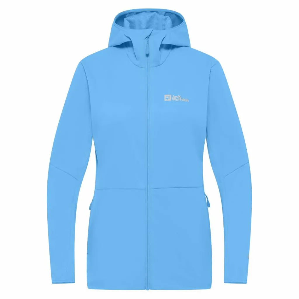 Outdoor Jack-Jack Wolfskin Feldberg softshell jas dames mid blue