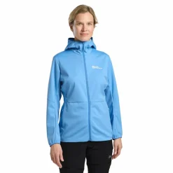 Outdoor Jack-Jack Wolfskin Feldberg softshell jas dames mid blue