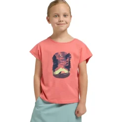 Outdoor Shirt-Jack Wolfskin  Graphic shirt junior sunset coral