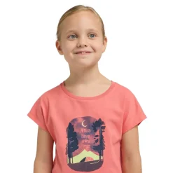 Outdoor Shirt-Jack Wolfskin  Graphic shirt junior sunset coral