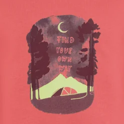 Outdoor Shirt-Jack Wolfskin  Graphic shirt junior sunset coral