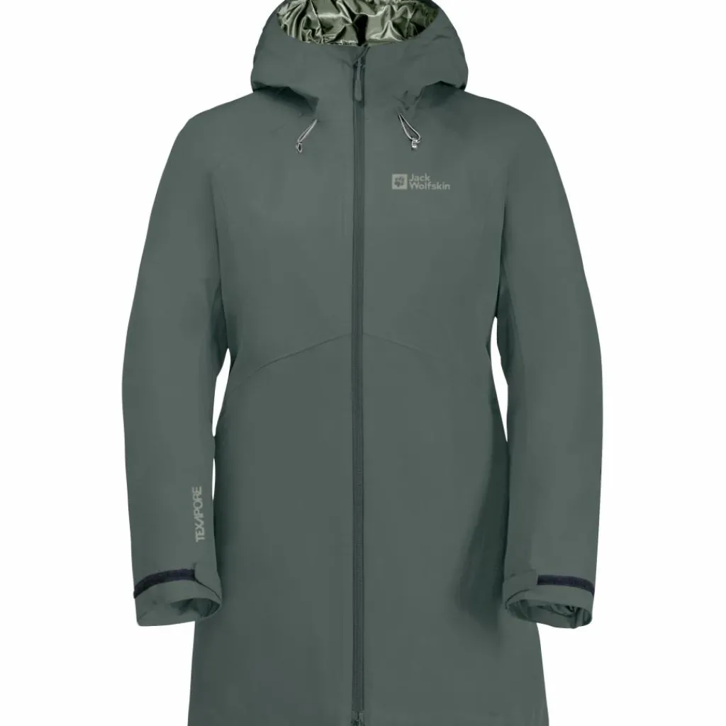 Outdoor Jack-Jack Wolfskin Heidelstein Insulated parka outdoor jack dames slate green