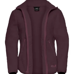 Jack Wolfskin  High Curl fleece vest dames amaranth< Fleece Vest