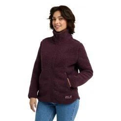 Jack Wolfskin High Curl fleece vest dames amaranth< Fleece Vest