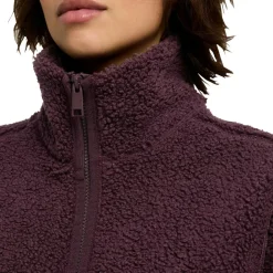 Jack Wolfskin High Curl fleece vest dames amaranth< Fleece Vest