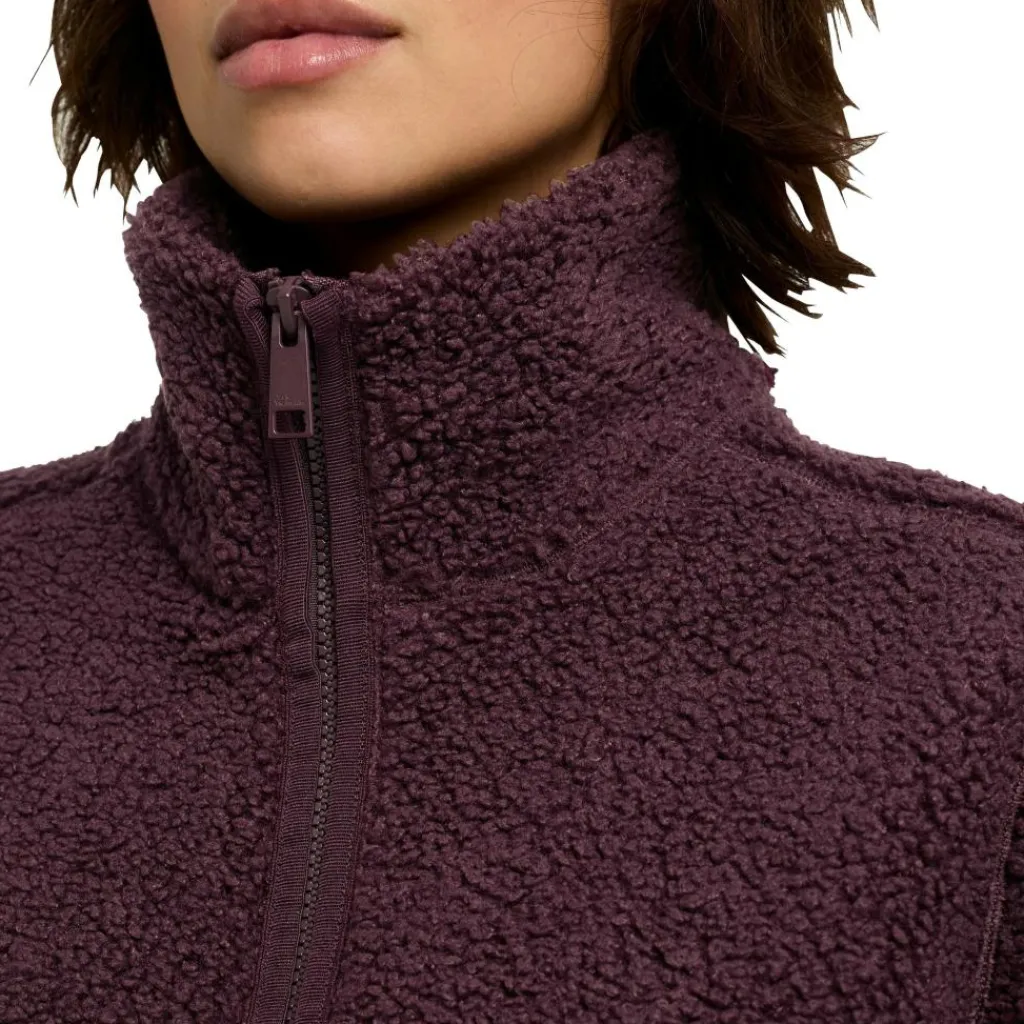 Jack Wolfskin High Curl fleece vest dames amaranth< Fleece Vest