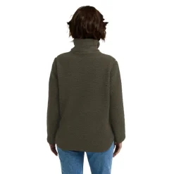 Fleece Vest-Jack Wolfskin  High Curl fleece vest dames obsidian moss