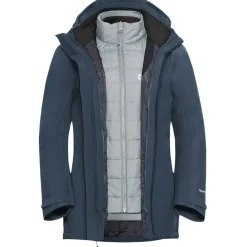 Jack Wolfskin  Hunberg 3-in-1 outdoor jack dames midnight sky< Outdoor Jack