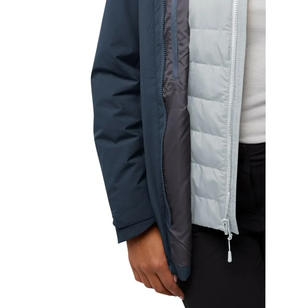 Jack Wolfskin Hunberg 3-in-1 outdoor jack dames midnight sky< Outdoor Jack