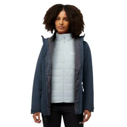 Jack Wolfskin Hunberg 3-in-1 outdoor jack dames midnight sky< Outdoor Jack