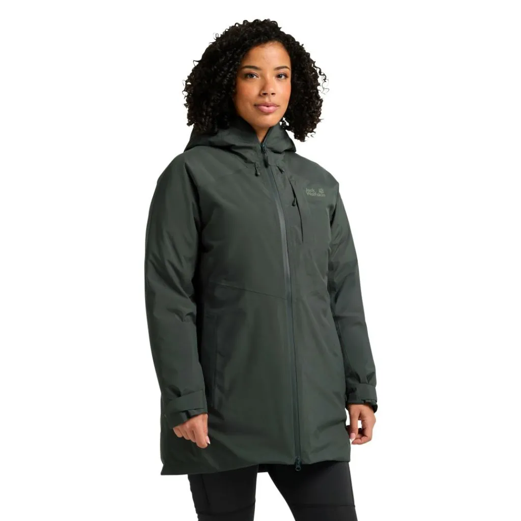 Outdoor Jack-Jack Wolfskin Icecape 2L parka outdoor jack dames slate green