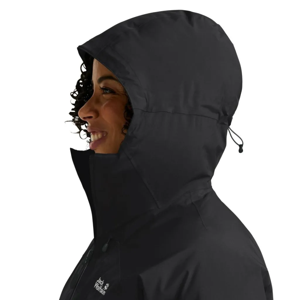 Jack Wolfskin Icecape 2L parka outdoor jack dames black< Outdoor Jack