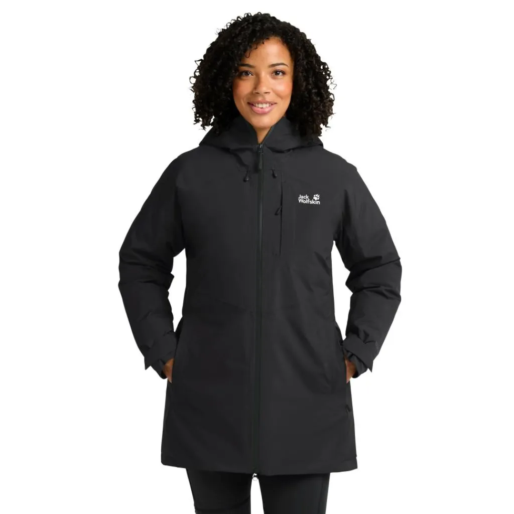 Jack Wolfskin Icecape 2L parka outdoor jack dames black< Outdoor Jack
