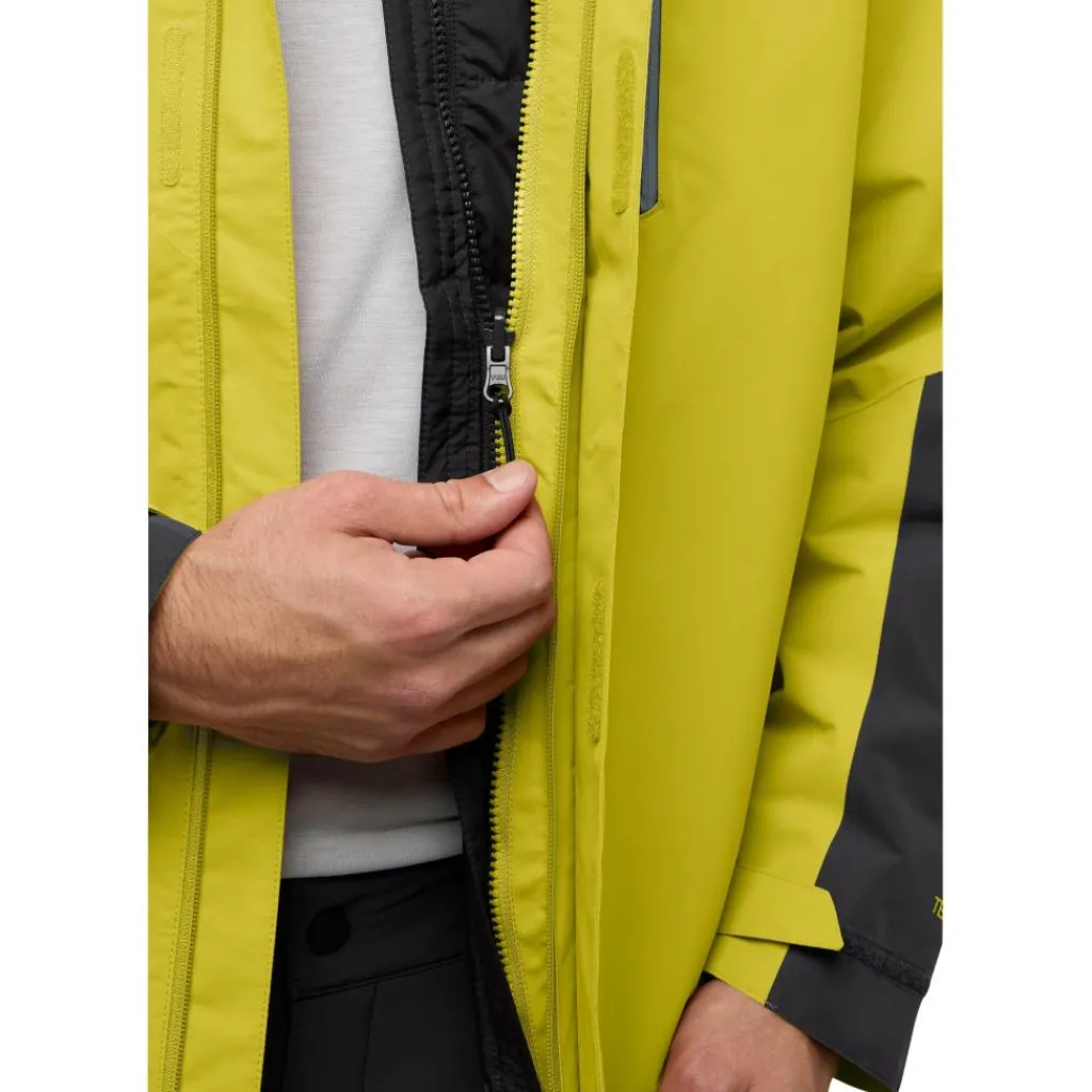 Jack Wolfskin Jasper 3-in-1 outdoor jack heren chartreuse< Outdoor Jack