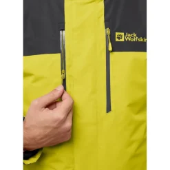 Jack Wolfskin Jasper 3-in-1 outdoor jack heren chartreuse< Outdoor Jack