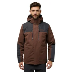Jack Wolfskin Jasper 3-in-1 outdoor jack heren hot choc< Outdoor Jack