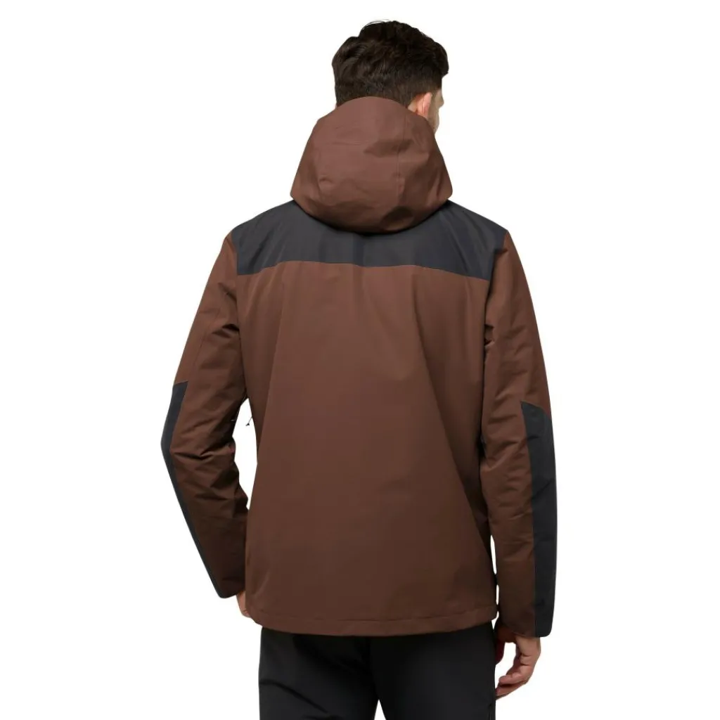 Jack Wolfskin Jasper 3-in-1 outdoor jack heren hot choc< Outdoor Jack