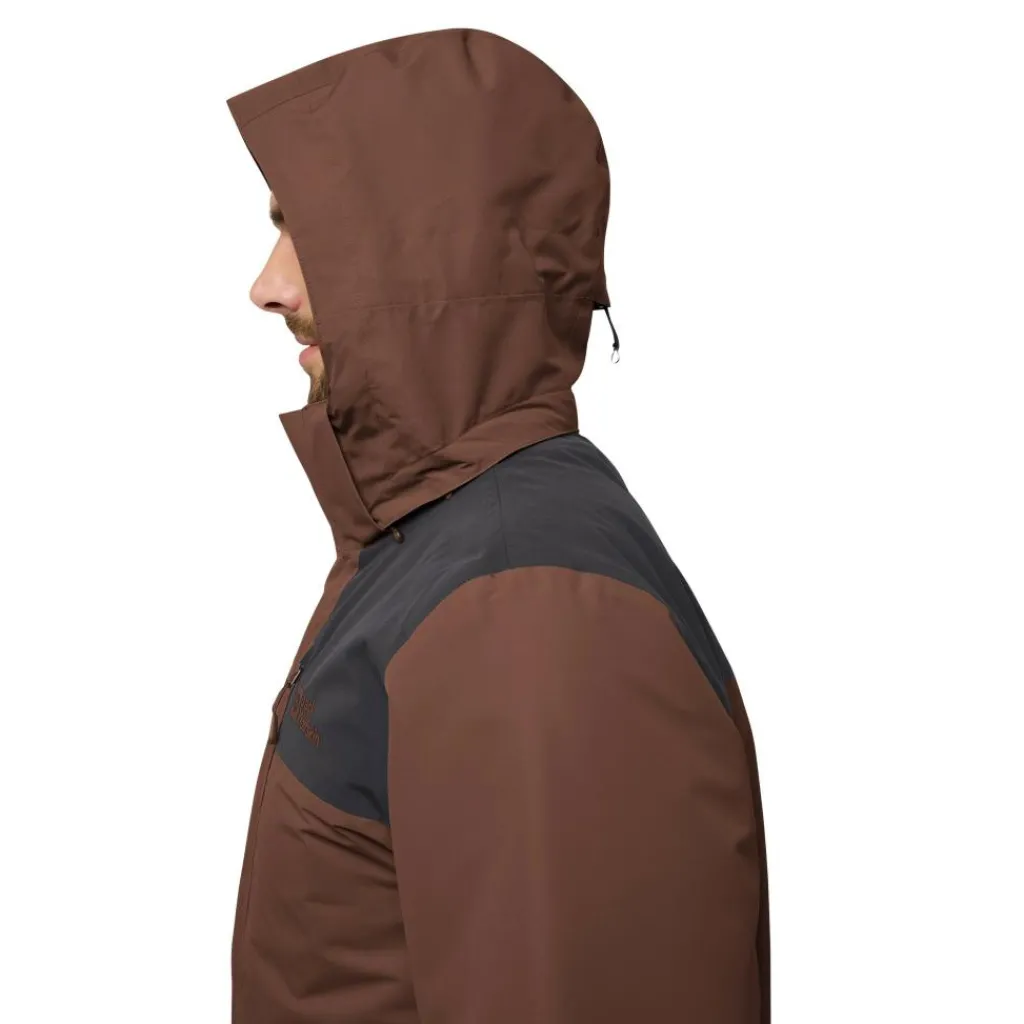 Jack Wolfskin Jasper 3-in-1 outdoor jack heren hot choc< Outdoor Jack