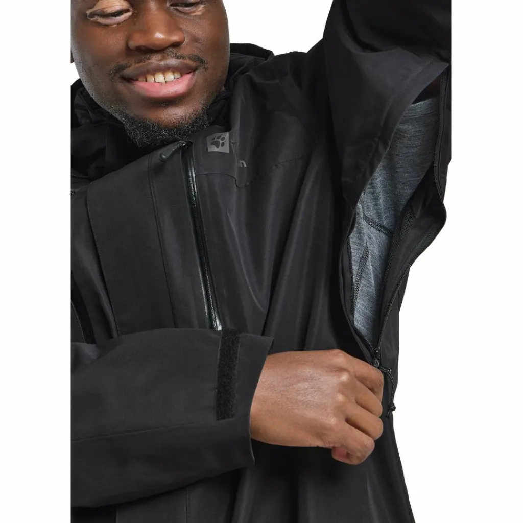 Outdoor Jack-Jack Wolfskin Jasper 2L outdoor jack heren black