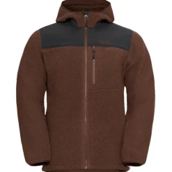 Jack Wolfskin Kammweg Pile Fleece vest heren hot choc< Fleece Vest