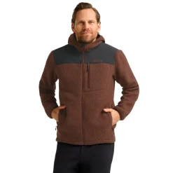 Jack Wolfskin Kammweg Pile Fleece vest heren hot choc< Fleece Vest