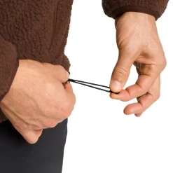 Jack Wolfskin Kammweg Pile Fleece vest heren hot choc< Fleece Vest