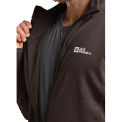 Jack Wolfskin Kolbenberg fleece vest heren peat< Fleece Vest