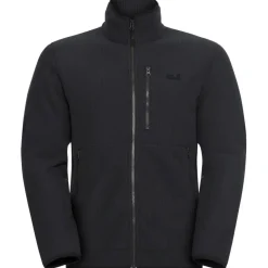 Fleece Vest-Jack Wolfskin  Lake Ridge fleece vest heren black