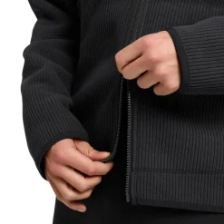 Fleece Vest-Jack Wolfskin Lake Ridge fleece vest heren black