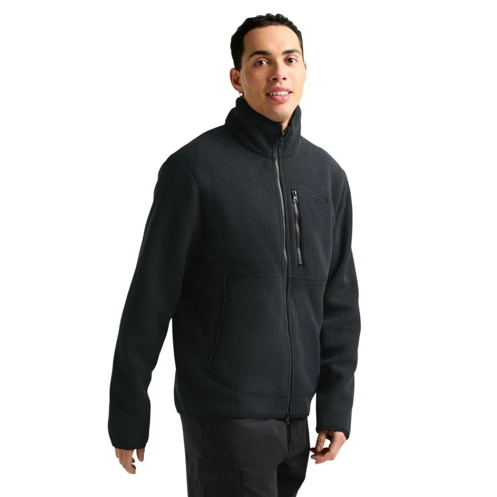 Fleece Vest-Jack Wolfskin Lake Ridge fleece vest heren black