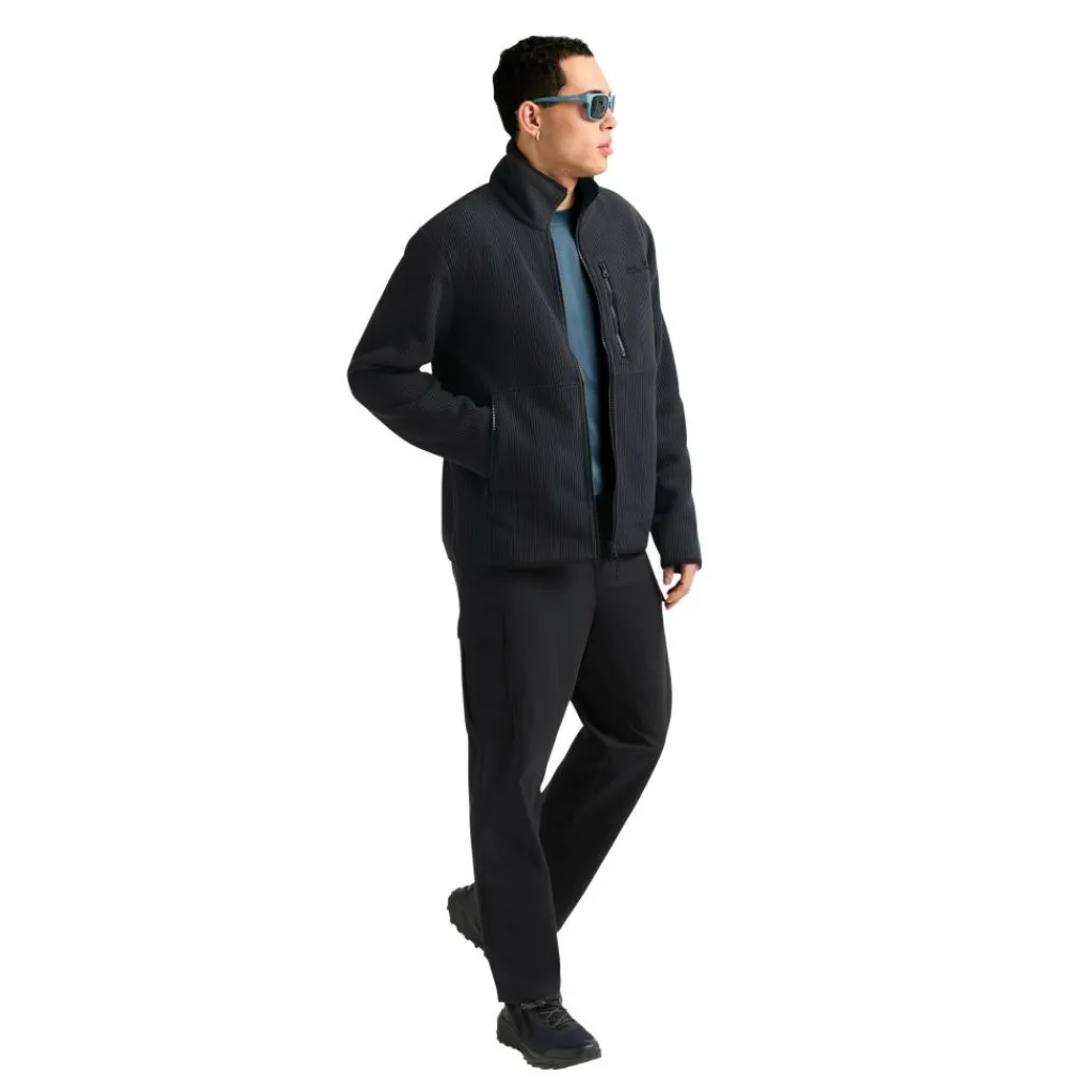 Fleece Vest-Jack Wolfskin Lake Ridge fleece vest heren black