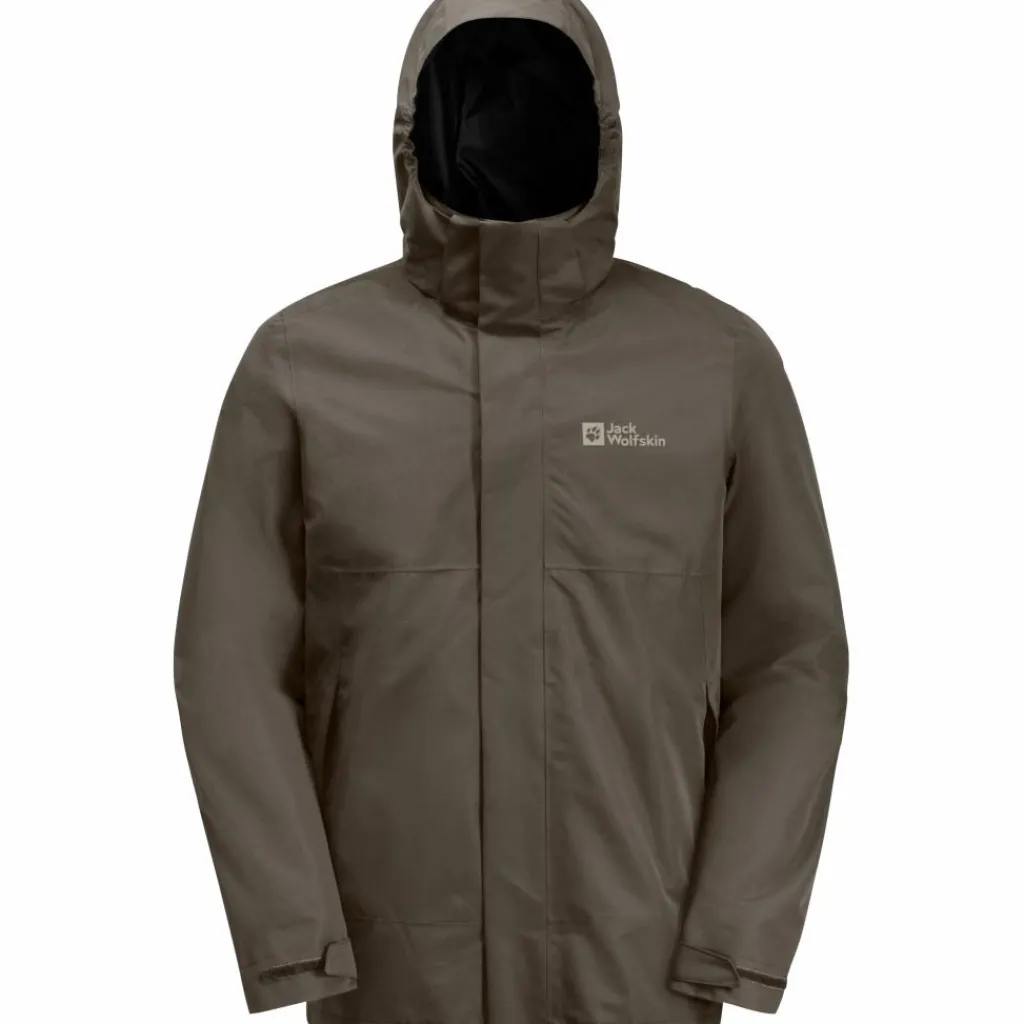 Outdoor Jack-Jack Wolfskin Luntal 3-in-1 outdoor jack heren cold coffee