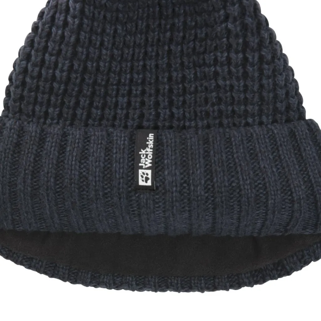 Mutsen|Wintersport-Jack Wolfskin Medley muts dames dark navy