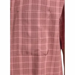 Outdoor Shirt-Jack Wolfskin  Meseta overhemd heren check dark rust